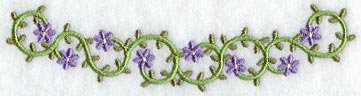 Floral Heirloom Collar Border - Lg