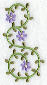 Floral Heirloom Placket - (Half)