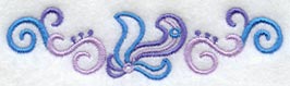 Butterfly Collar Border - Lg