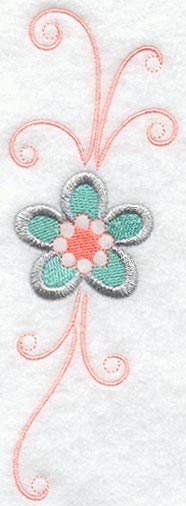 Cool Girl Wedge Placket - Lg (Crystals)