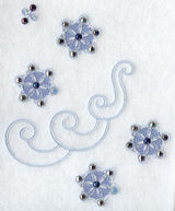 Snowflake Spray - Lg (Crystals)