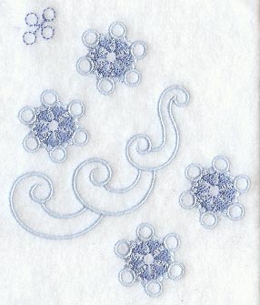 Snowflake Spray - Lg (Crystals)