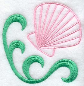 Seashell Wedge - Lg (Mirror)