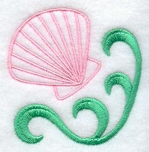 Seashell Wedge - Lg
