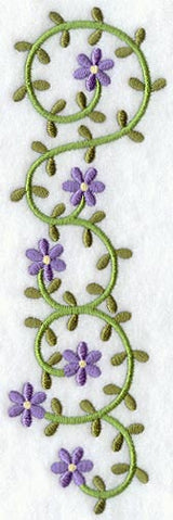 Floral Heirloom Placket - Lg (Mirror)