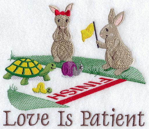 Love is Patient - Bunnies