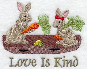Love is Kind - Bunnies