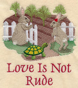 Love is not Rude - Bunnies