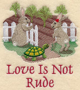 Love is not Rude - Bunnies