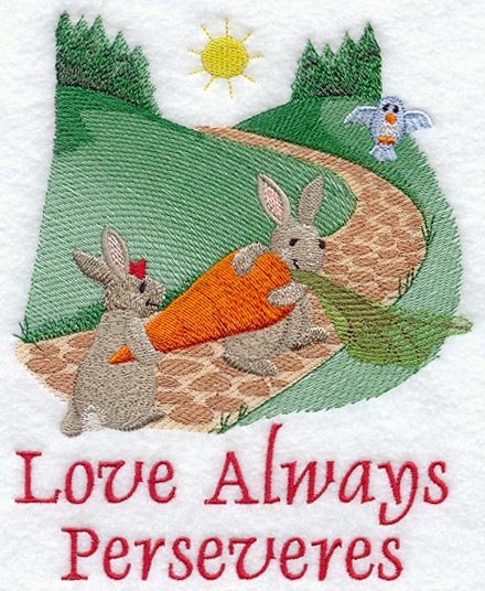 Love Always Perseveres - Bunnies
