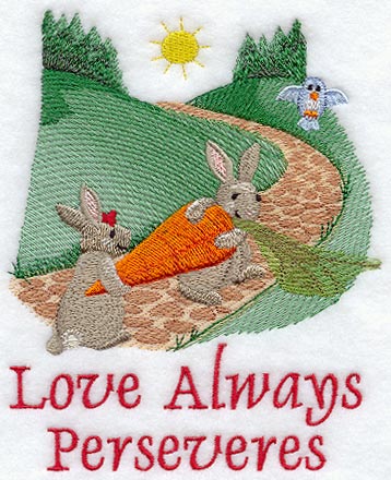 Love Always Perseveres - Bunnies