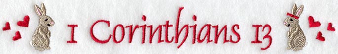 First Corinthians 13 - Bunnies