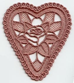 Rose Heart (Lace)