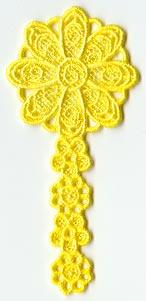 Flower Bookmark (Lace)