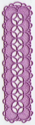 Rings Bookmark (Lace)
