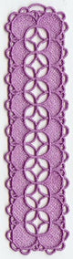 Rings Bookmark (Lace)