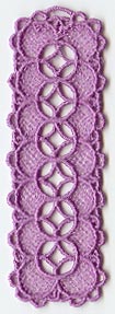 Rings Bookmark (Lace)