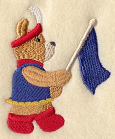 Teddy Bear and Flag (Puff Foam)