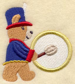 Teddy Bear and Bass Drum (Puff Foam)