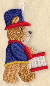 Teddy Bear and Snare Drum (Puff Foam)