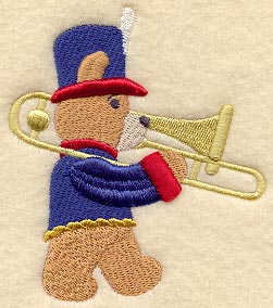 Teddy Bear and Trombone (Puff Foam)