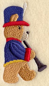 Teddy Bear and Clarinet (Puff Foam)