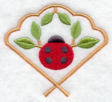 Heirloom Ladybug Fan
