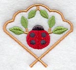 Heirloom Ladybug Fan