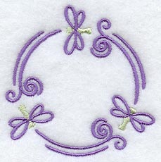 Heirloom Dragonfly Circle