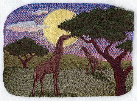 Giraffe Silhouette at Sunset