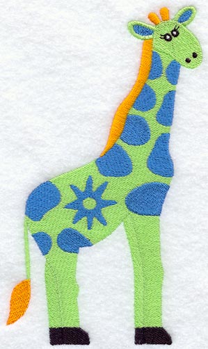 Giraffe with Adinkra