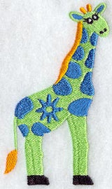 Giraffe with Adinkra