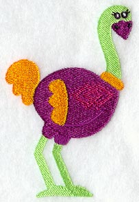 Ostrich with Adinkra