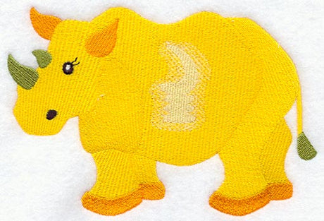 Rhinoceros with Adinkra