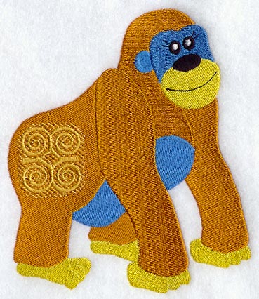 Gorilla with Adinkra