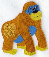 Gorilla with Adinkra