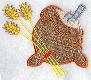 Kitchen Floursack and Wheat