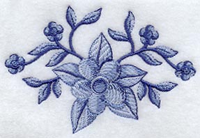 Delft Blue Flower III