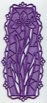 Iris Bookmark (Lace)