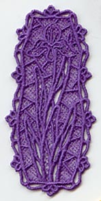 Iris Bookmark (Lace)