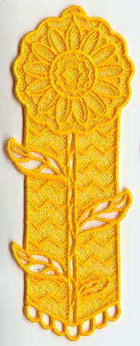 Sunflower Bookmark (Lace)