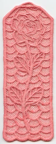 Rose Bookmark (Lace)