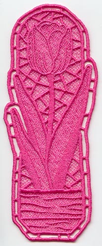 Tulip Bookmark (Lace)