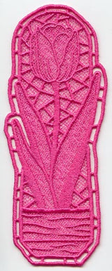 Tulip Bookmark (Lace)