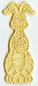 Easter Bunny Bookmark (Lace)