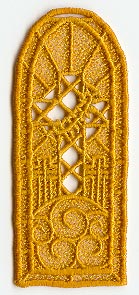 Cross 3 Bookmark (Lace)
