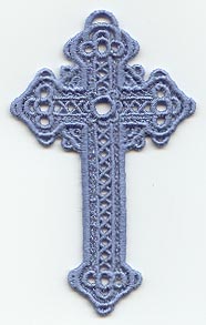 Cross 1 Bookmark (Lace)