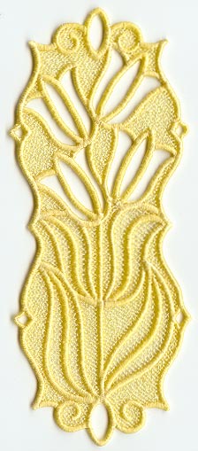 Lilies Bookmark (Lace)