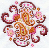 Paisley Floral Circle