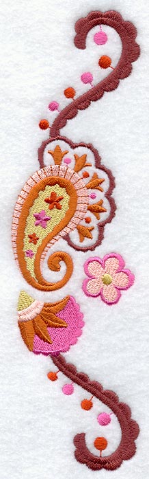 Paisley Floral Spray